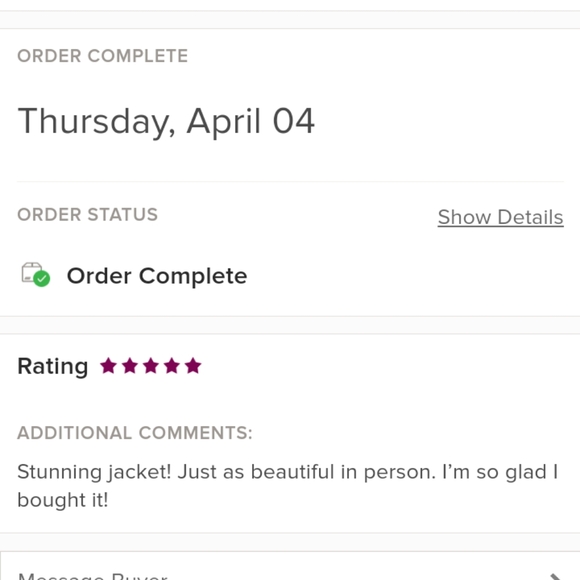 Last One Women’s White Tweed Jacket Gold embossed button detail XL NWT - Picture 13 of 15